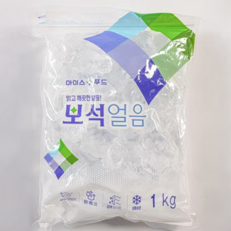 파우치얼음 1kg